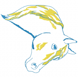 Horses Embroidery Design 3 Horses Embroidery Design 3